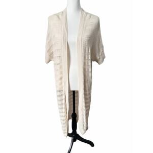 Outback Red Tan Short Sleeve Cardigan | Large